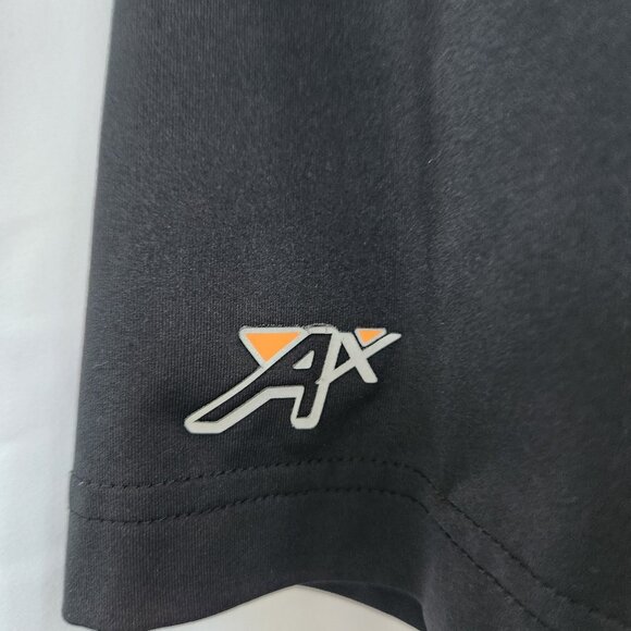Ax Ahead Polo Shirt Sun Protection Short Sleeve Casual Black Mens Large - Picture 6 of 10